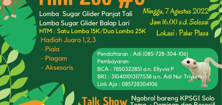 Lomba Sugar Glider Solo