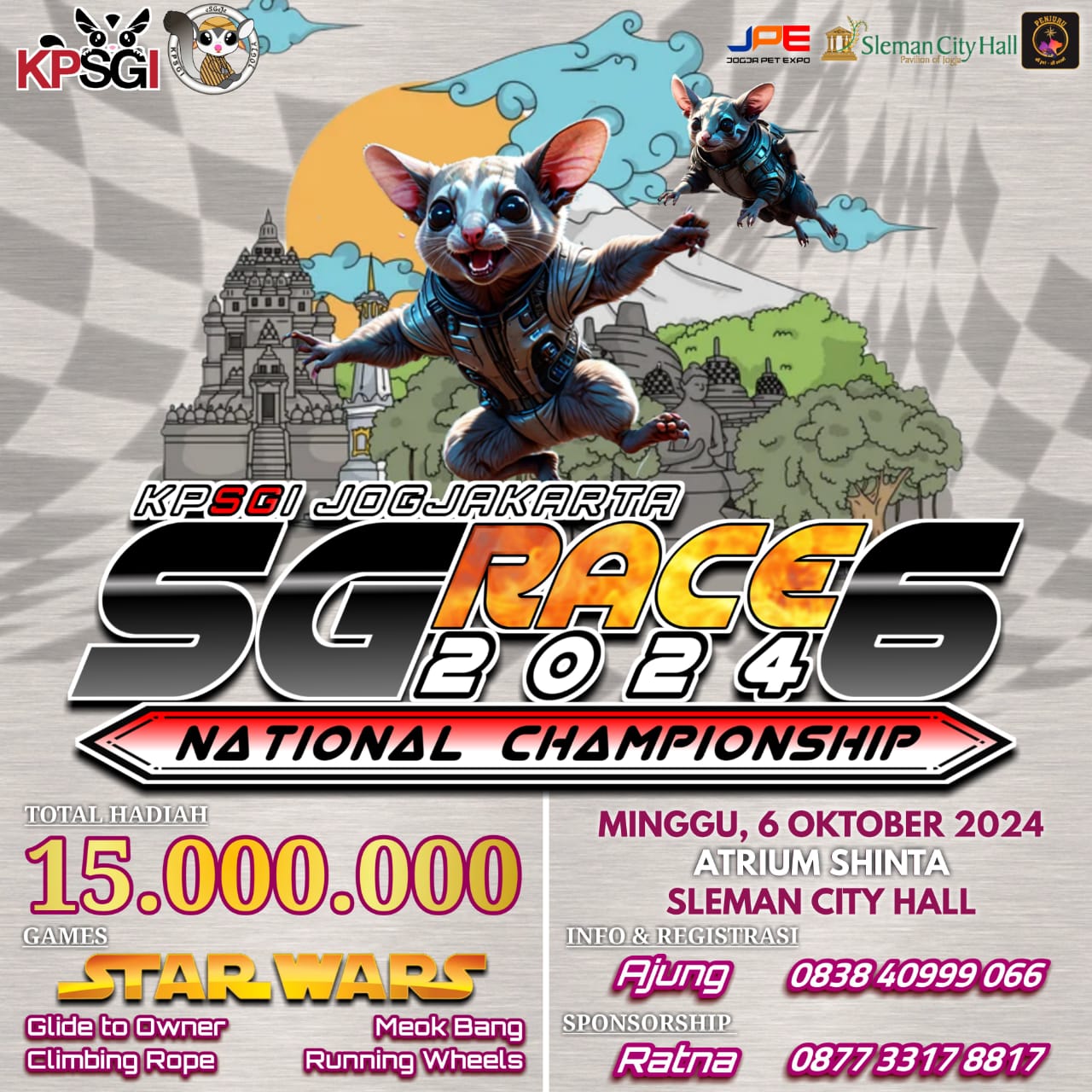 Lomba Sugar Glider Jogja 2024